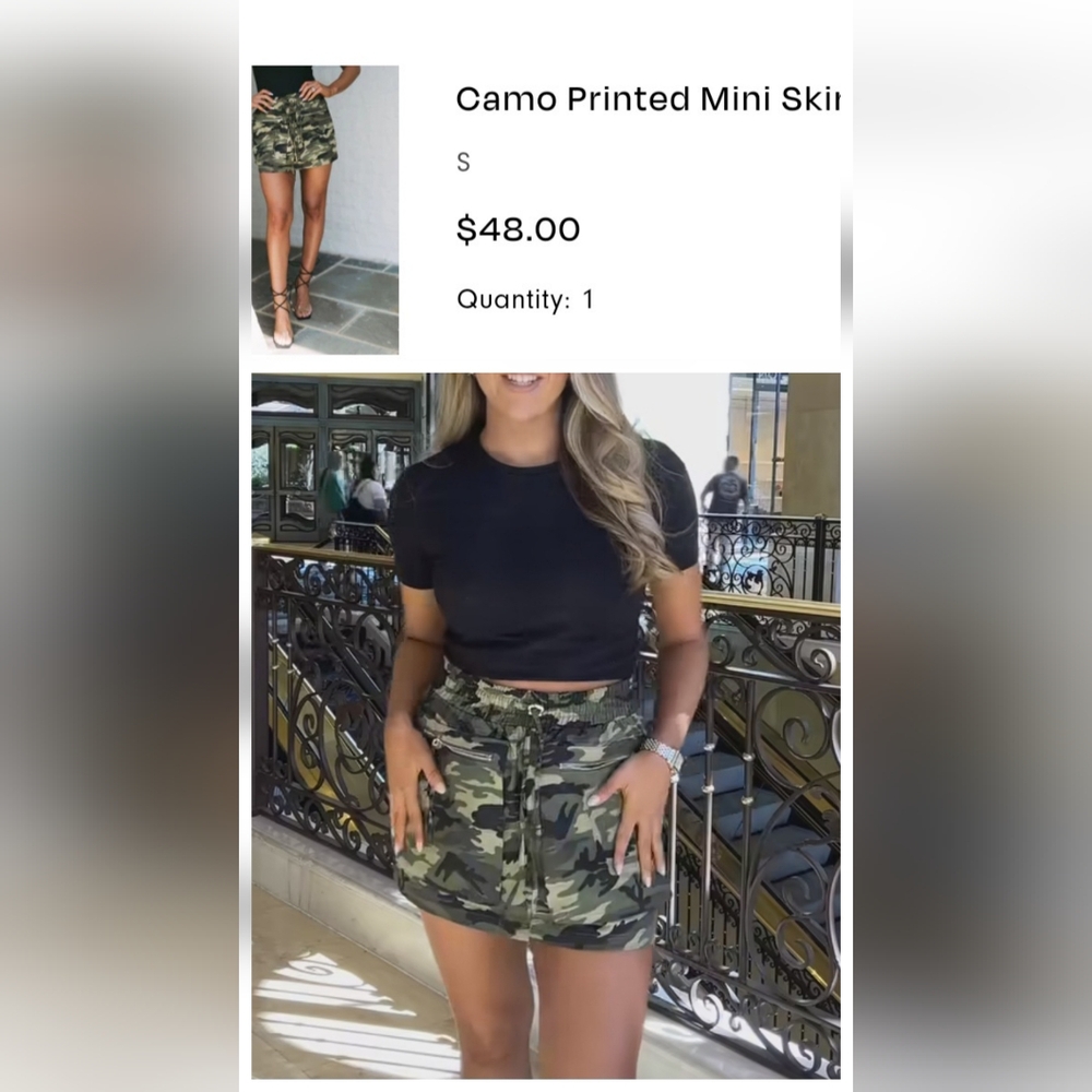 Camo Skirt